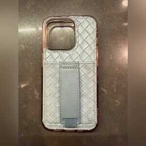 Wallicase Blue iPhone 15 pro case